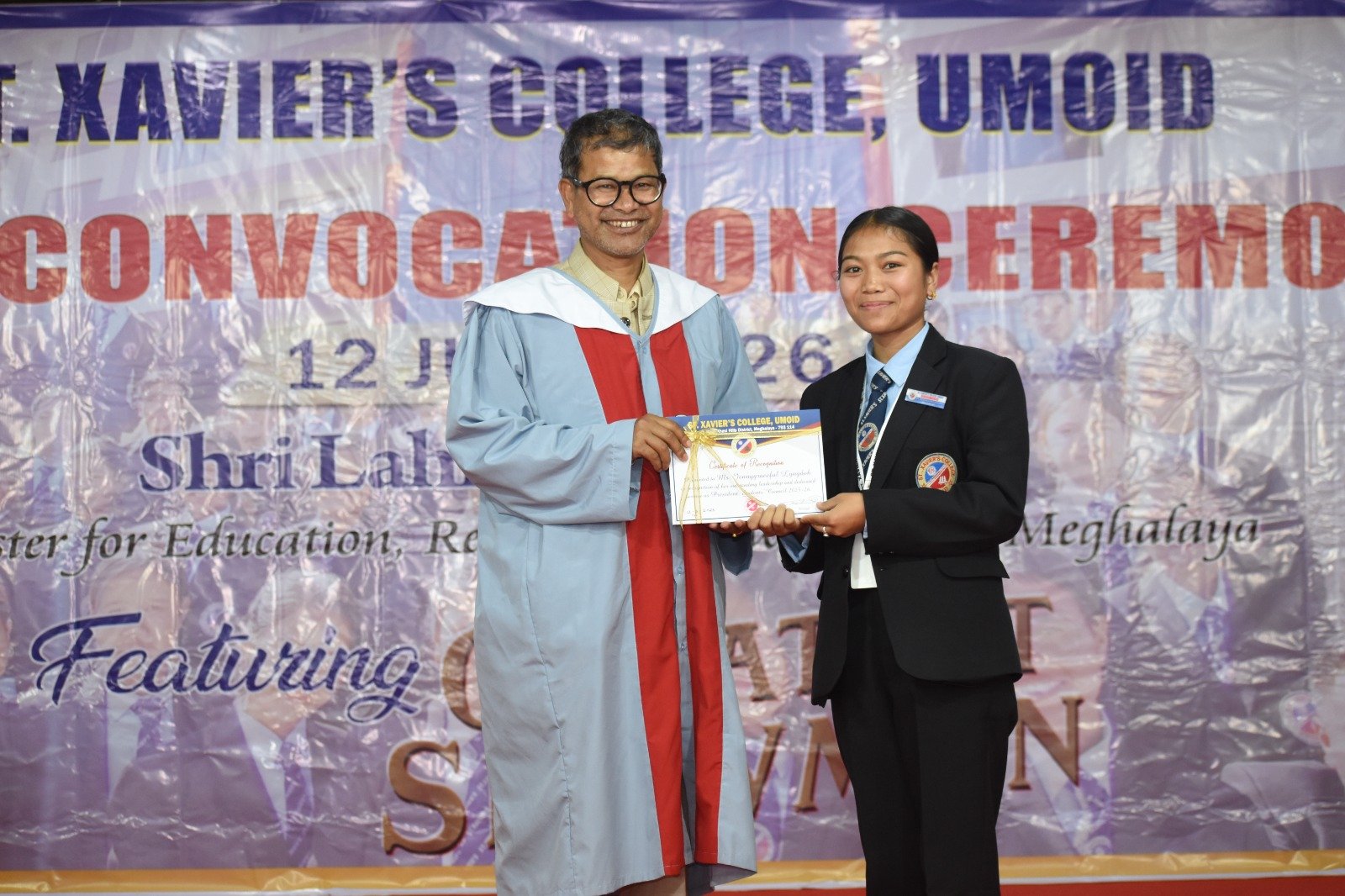First Convocation of St Xavier's College, Umoid